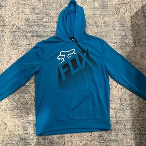 Original Light Blue Fox Hoodie Active EST 1974
